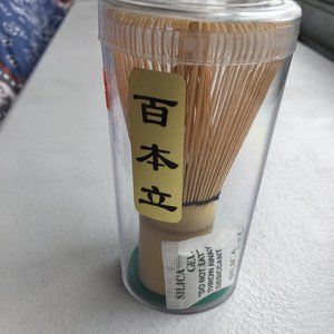 Matcha straw stir stick New in Box whisk